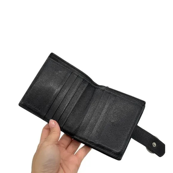 KT033: Bvlgari Black Leather Bi-Fold Wallet*COA - Picture 4 of 10